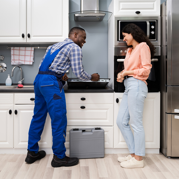 can you provide an estimate for cooktop repair before beginning any work in Colwich